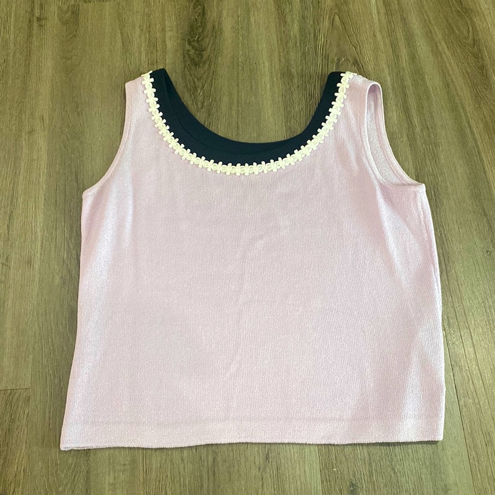 st. john knit tank top